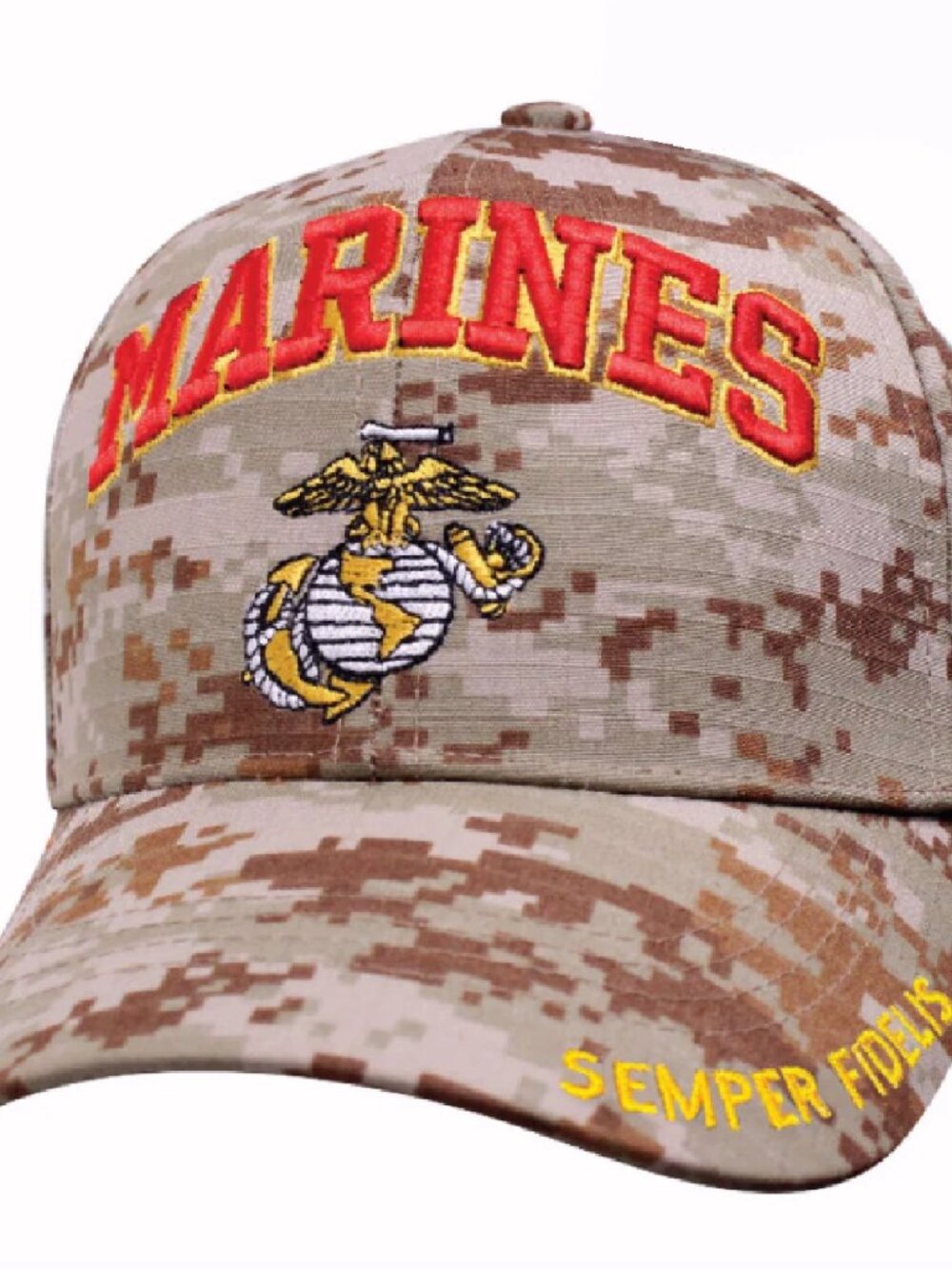 U.S. Marines Digi Camo Embroidered Cap Hat - NEW Fast Ship